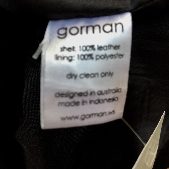 NWT Gorman Australian Lamb Suede Leather Black Skater's Skirt Elastic Waist XS - Picture 4 of 6